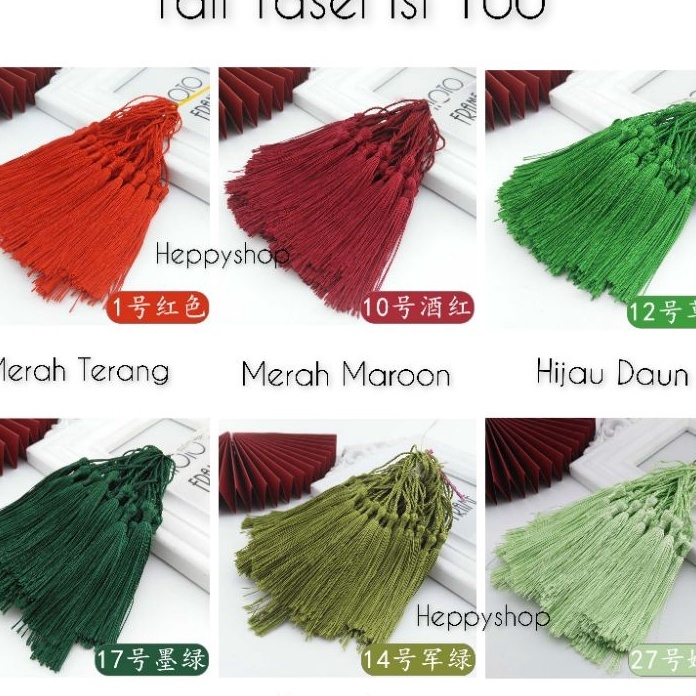 

PRODUCT TERPOPULER TaliTasel isi 1PitaTasselRumbai