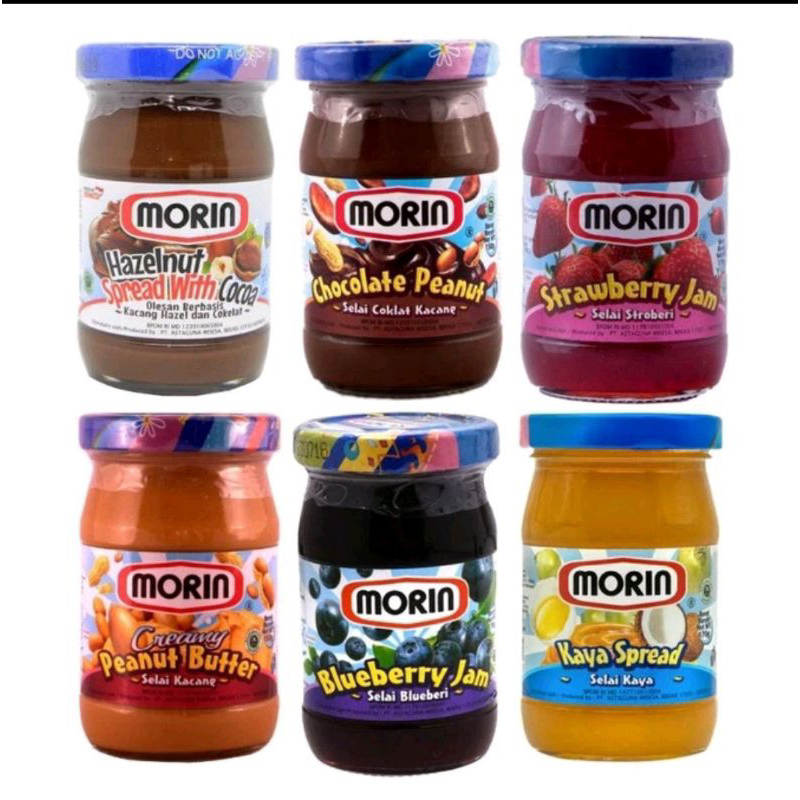 

Morin selai blueberry / srikaya / pineapple nanas / orange marmalade / raspberry 330 ml