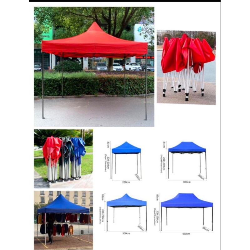 Tenda Lipat Portable tenda bazar  2x2 3×3 2x3 3x4.5