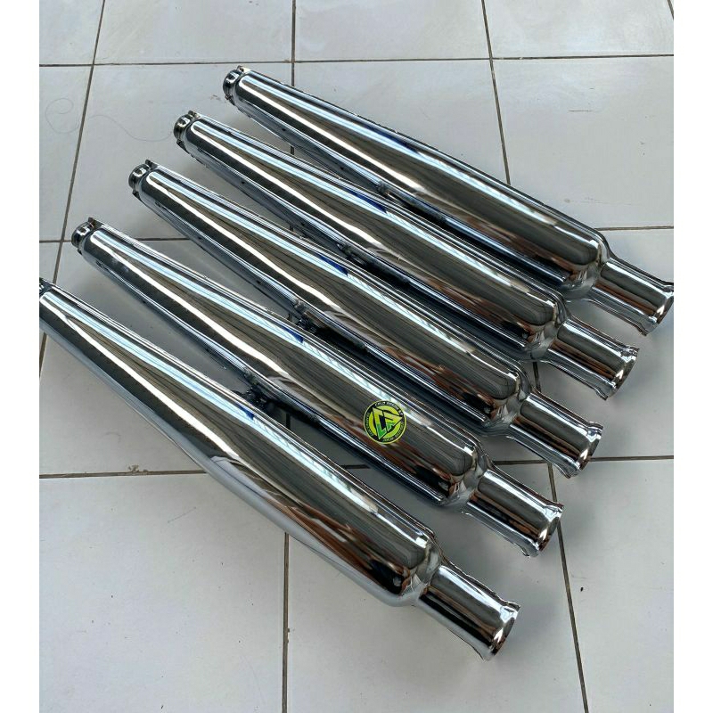 KNALPOT CB 125 CB 100 SLINCER CORBI BEDELAN KANG PRI MADIUN PLOR KLOKOOR