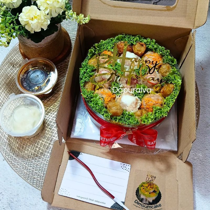 

Dimsumcake 1 Layer isi 26pcs - Bandung - bisa dadakan - packing dus - kue ulang tahun - Cake Ultah