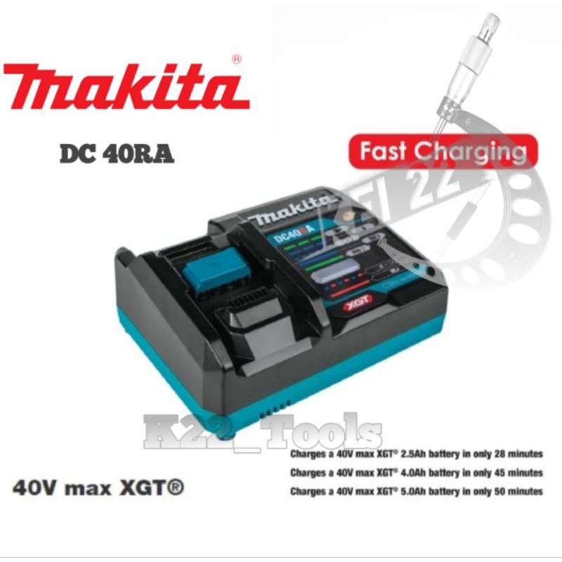 CHARGER BATERAI 40V MAKITA DC40RA / MAKITA DC 40RA CHARGER  BATERRY 40V XGT