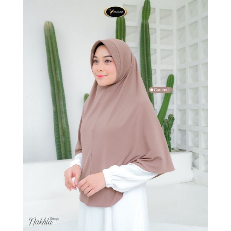 Produk yessana TERBARU ♥️bergo jumbo NAKHLA♥️