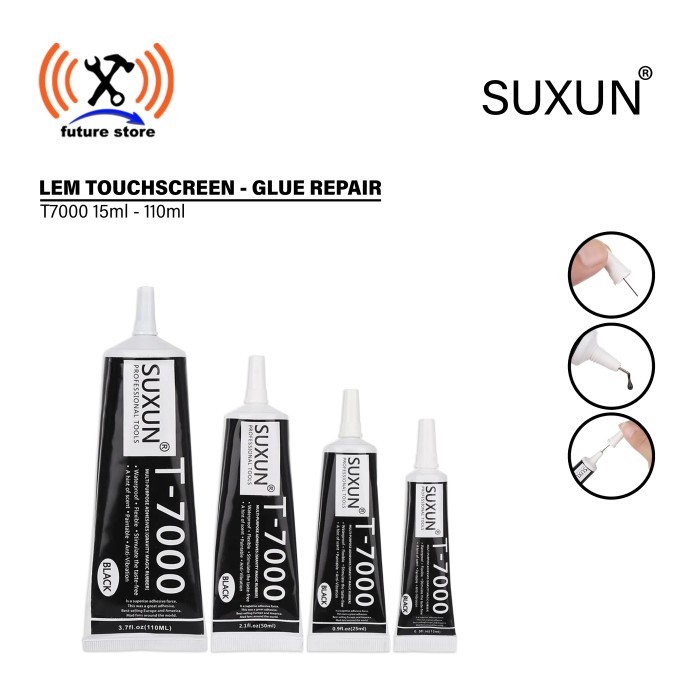 

SUXUN T7000 Lem jelly Lem LCD Touchscreen Lem Touch screen Hitam Perekat Glue Jelly Adhesive Repair Tool Back Cover Super Glue Original