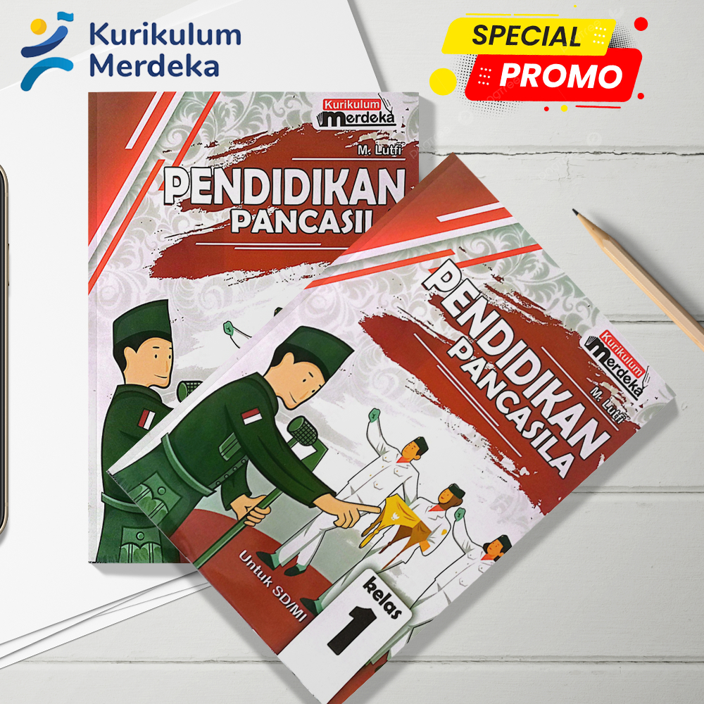 

Buku Pelajaran PPKN Pancasila Kelas 1 SD Kurikulum Merdeka Cover Merah Penerbit Wahankarya
