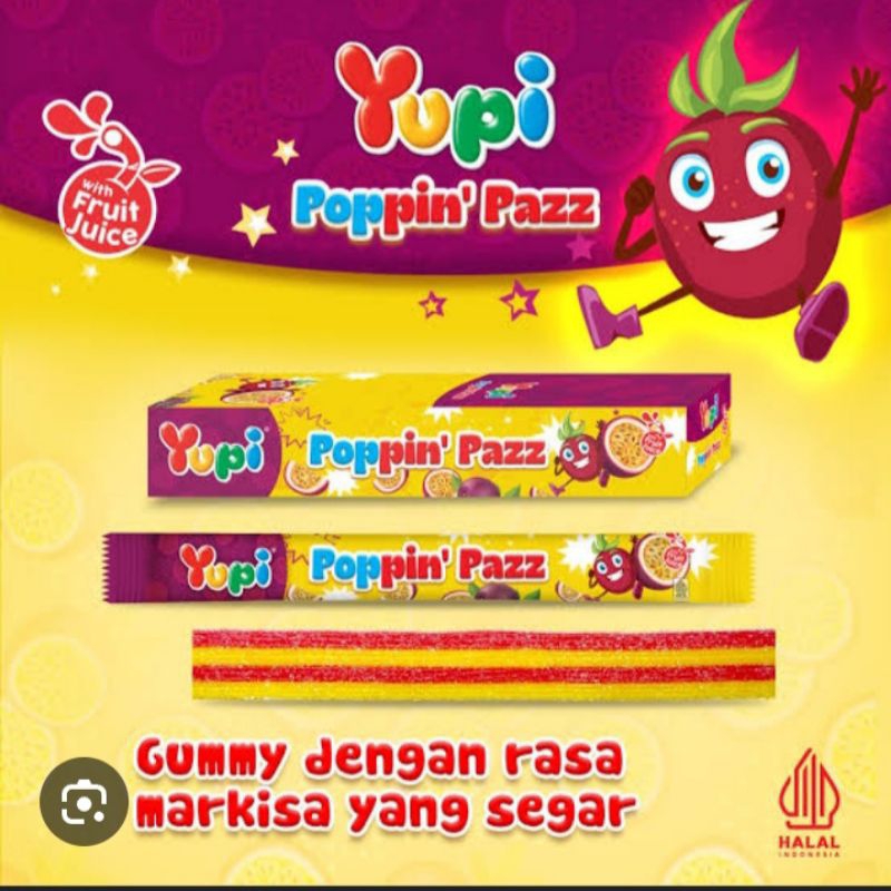 

YUPI POPPIN PAZZ 1 BOX ISI 12 PCS