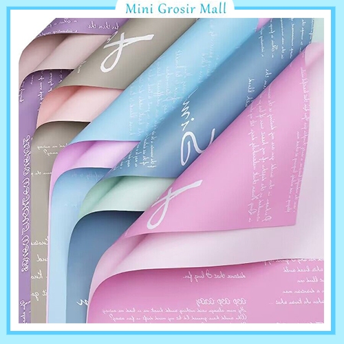 

Flower Wrapping Paper Dua Warna Kertas Buket Bunga Florist Cellophane PERPACK KB6025