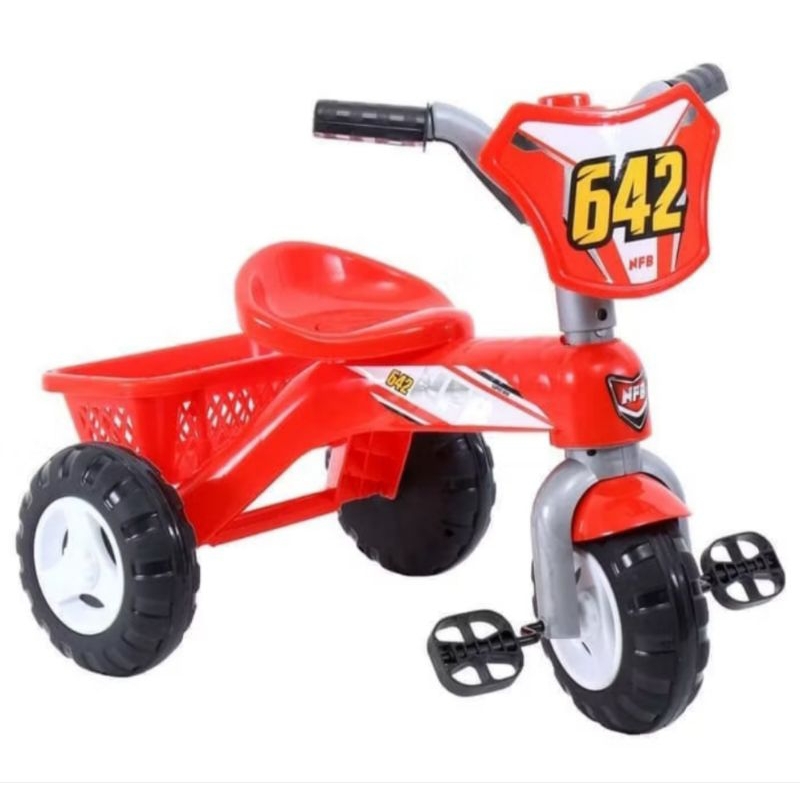 Sepeda plastik anak roda tiga NFB 642
