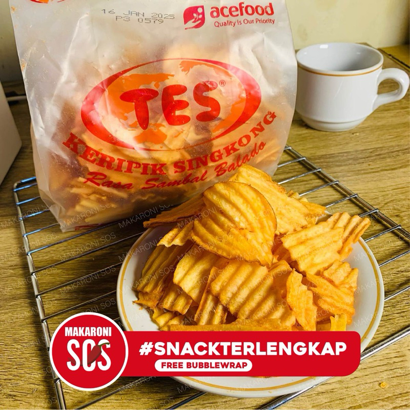 

Tes Kripik Singkong Balado Kemasan Pack 250gr Singkong Balado Makaroni Sos Food