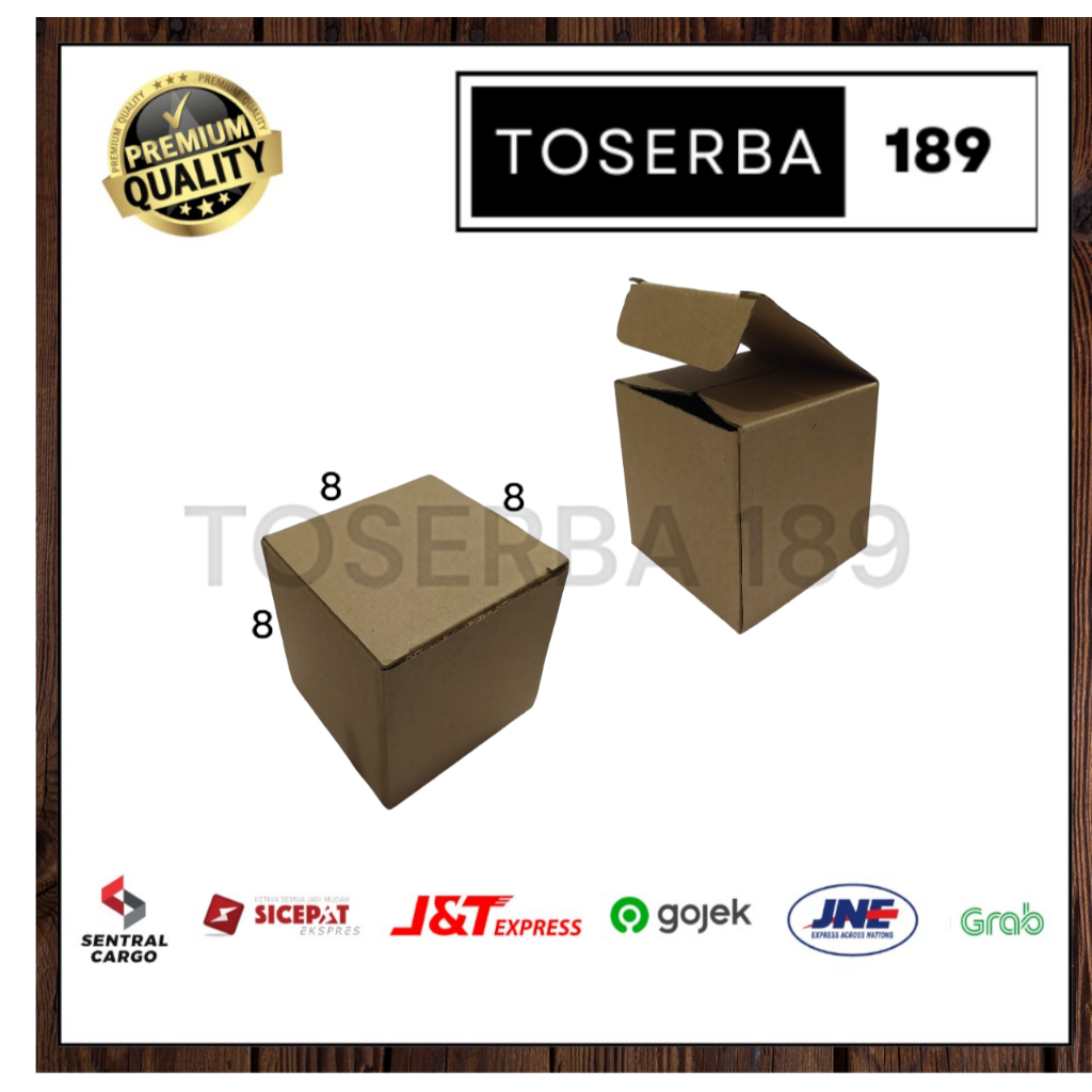

kardus packing diecut/box pizza uk 8x8x8 cm