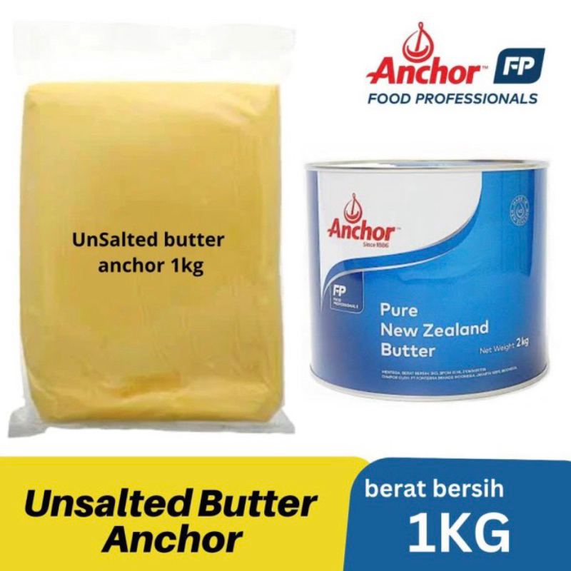 

Unsalted Butter Anchor 1kg