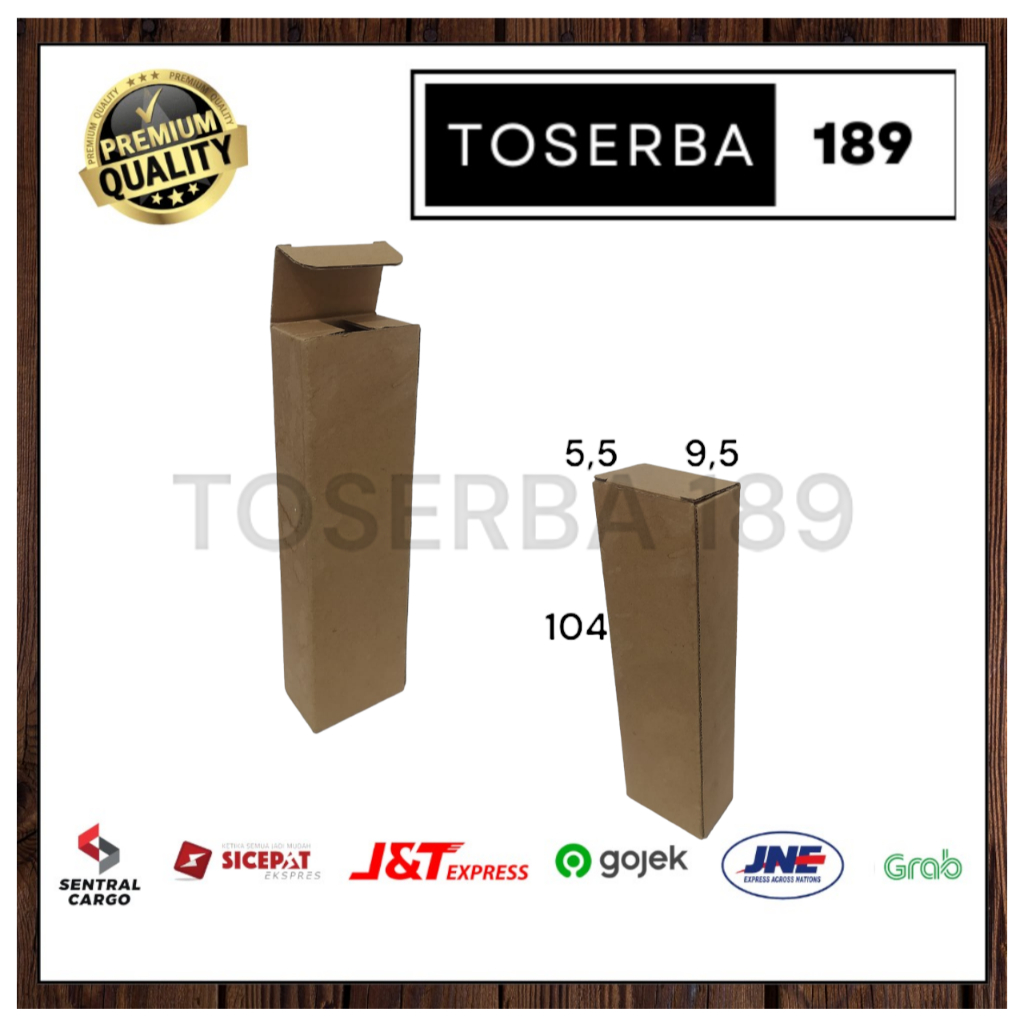 

kardus packing diecut /box pizz uk 9,5x5,5x104 cm