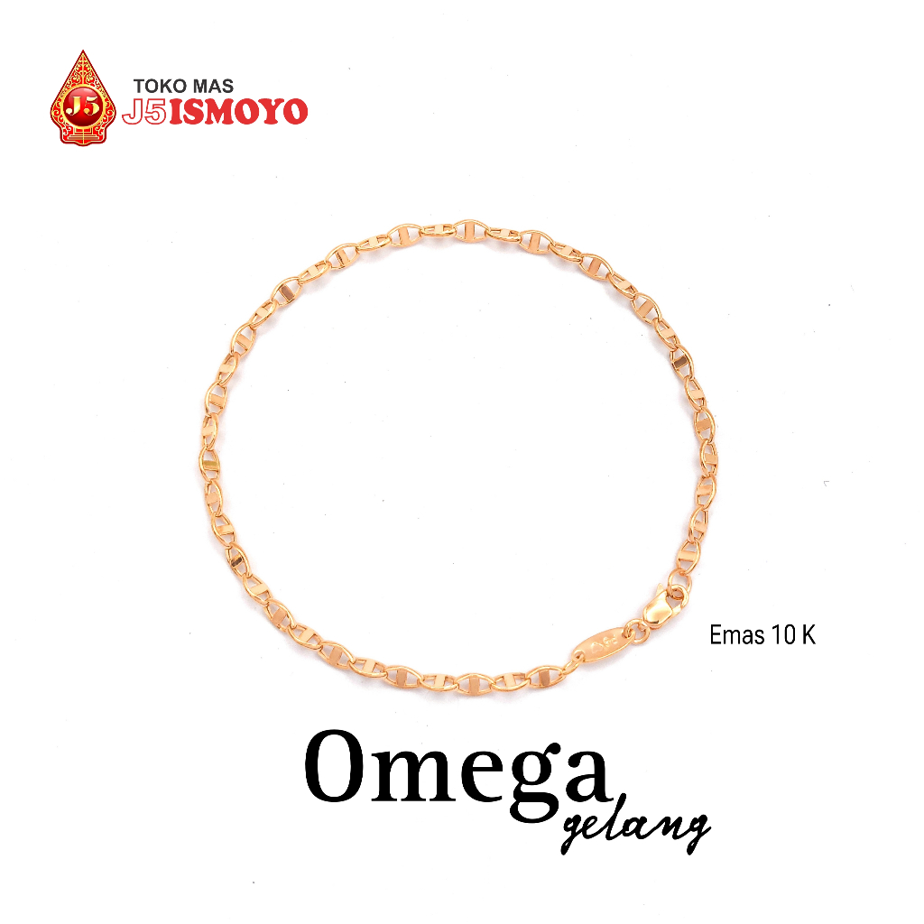 Gelang Emas Rantai Polos Omega(TM)J5 Ismoyo