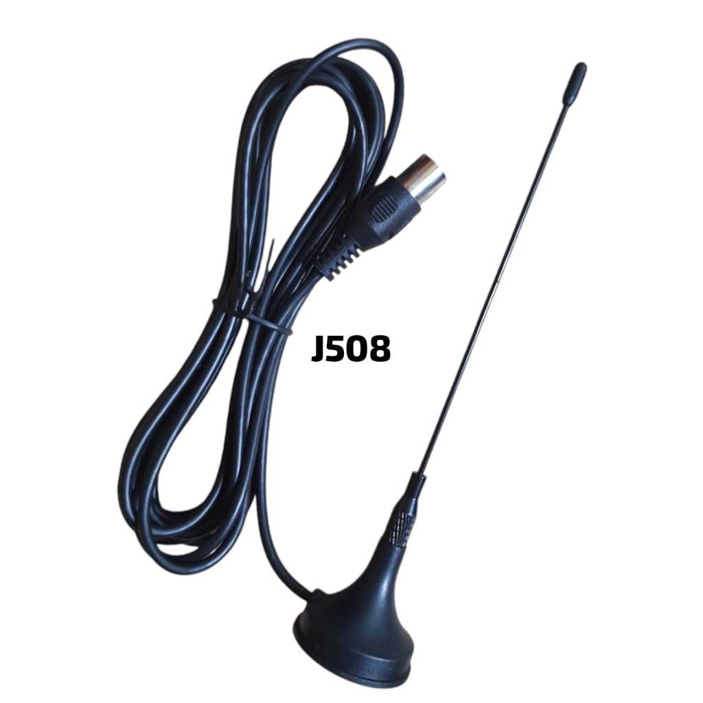 J508  ANTENA MAGNET TV TELEVISI INDOOR OUTDOOR PENANGKAP SIARAN MODERN SINYAL SIGNAL PEMANCAR