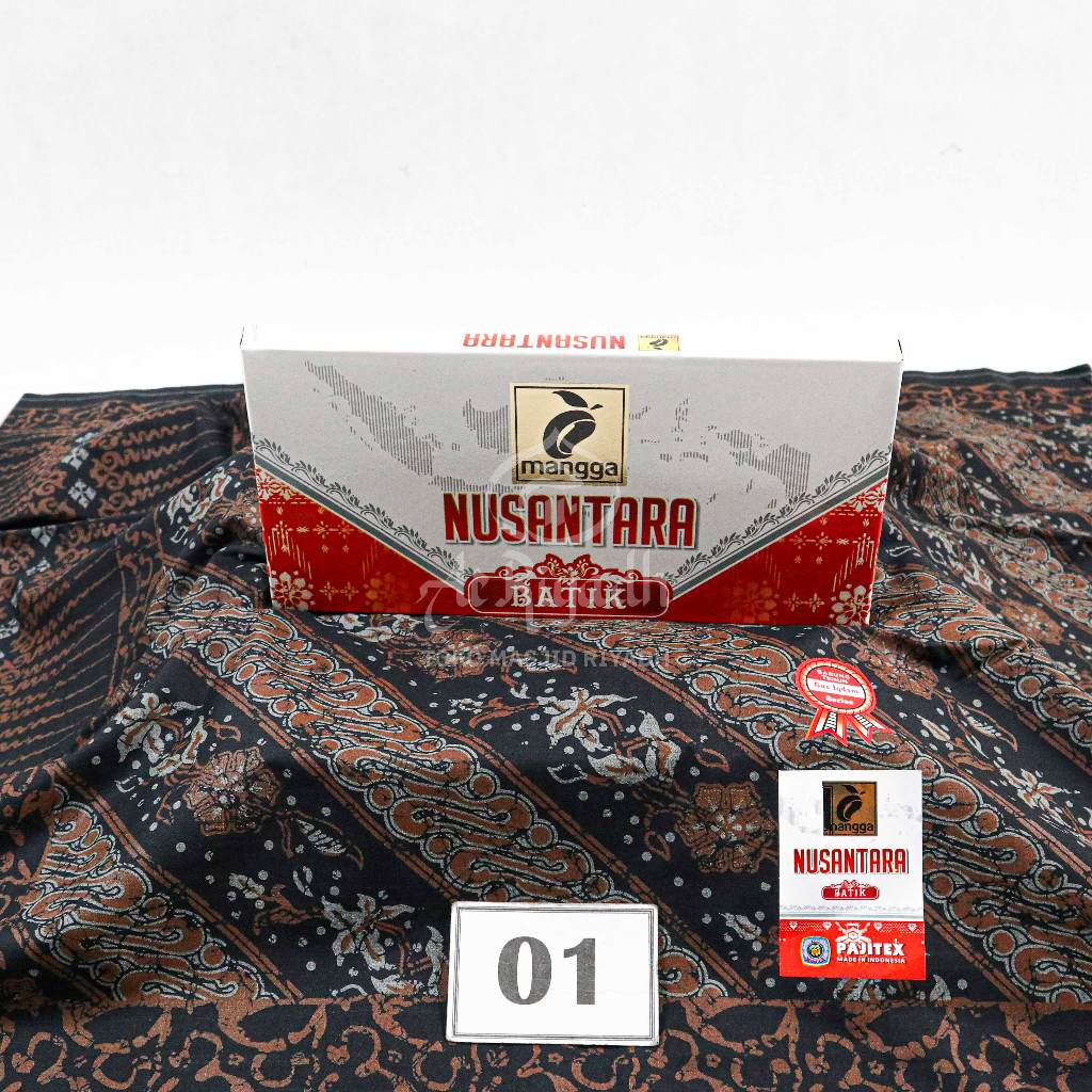 Sarung Mangga Motif Gold Kembang Nusantara Batik