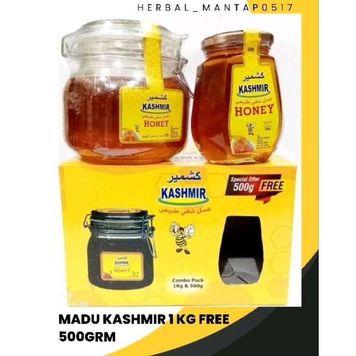 

Madu Kashmir 1 kg free 500 l madu murni