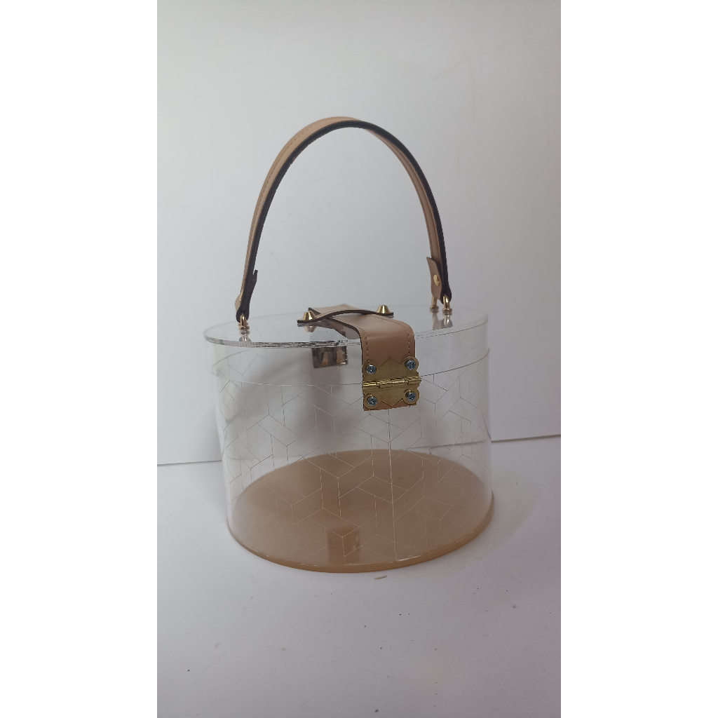 20CM Chiaro Bag / acrylic bag / tas bulat / tas kekinian / tas mini / tas pesta / tas acrylic / tas 