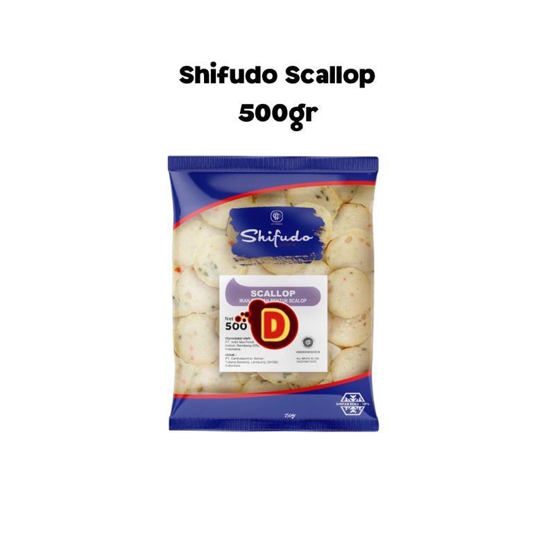 

Shifudo scallop 500gr | suki | kerang | seafood | sifut | shabu shabu | Steamboat