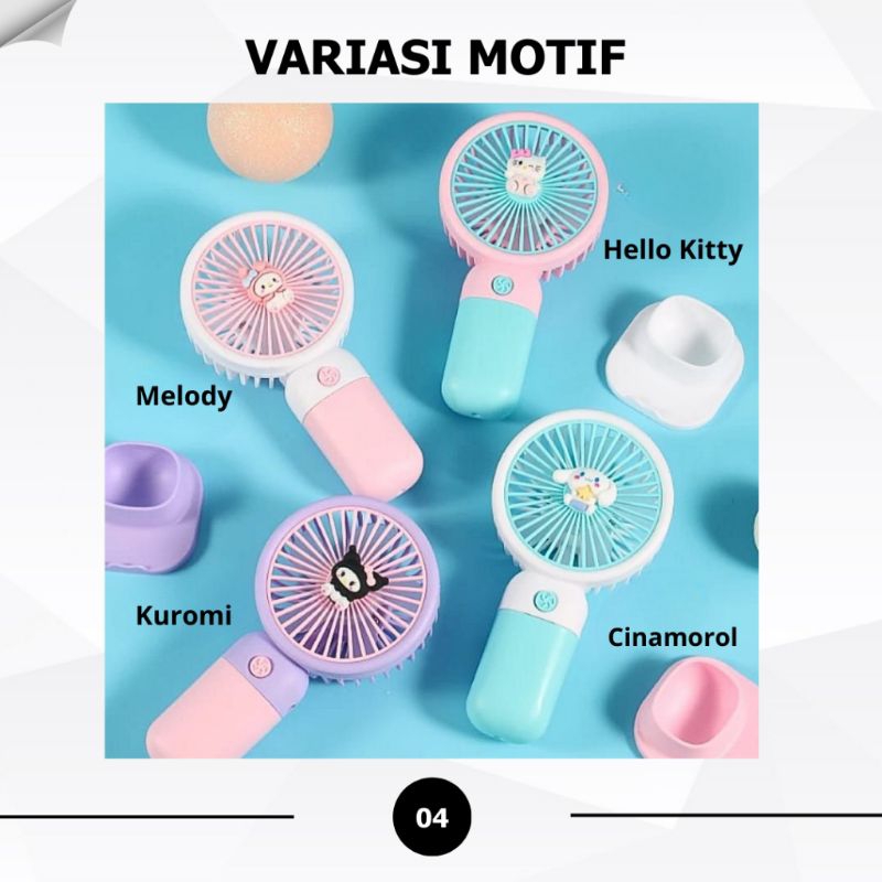 kipas angin portabel mini karakter/kipas usb mini karakter