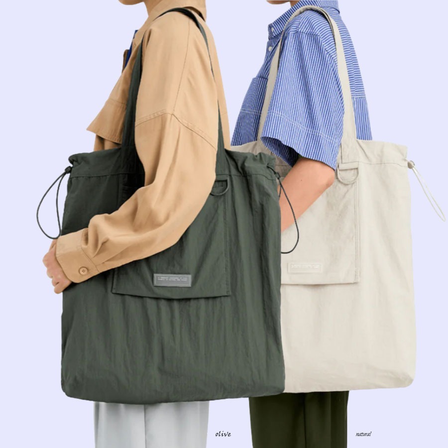 BTV 09 DRAWSTRING TOGGLE TOTE Bag Tas Import