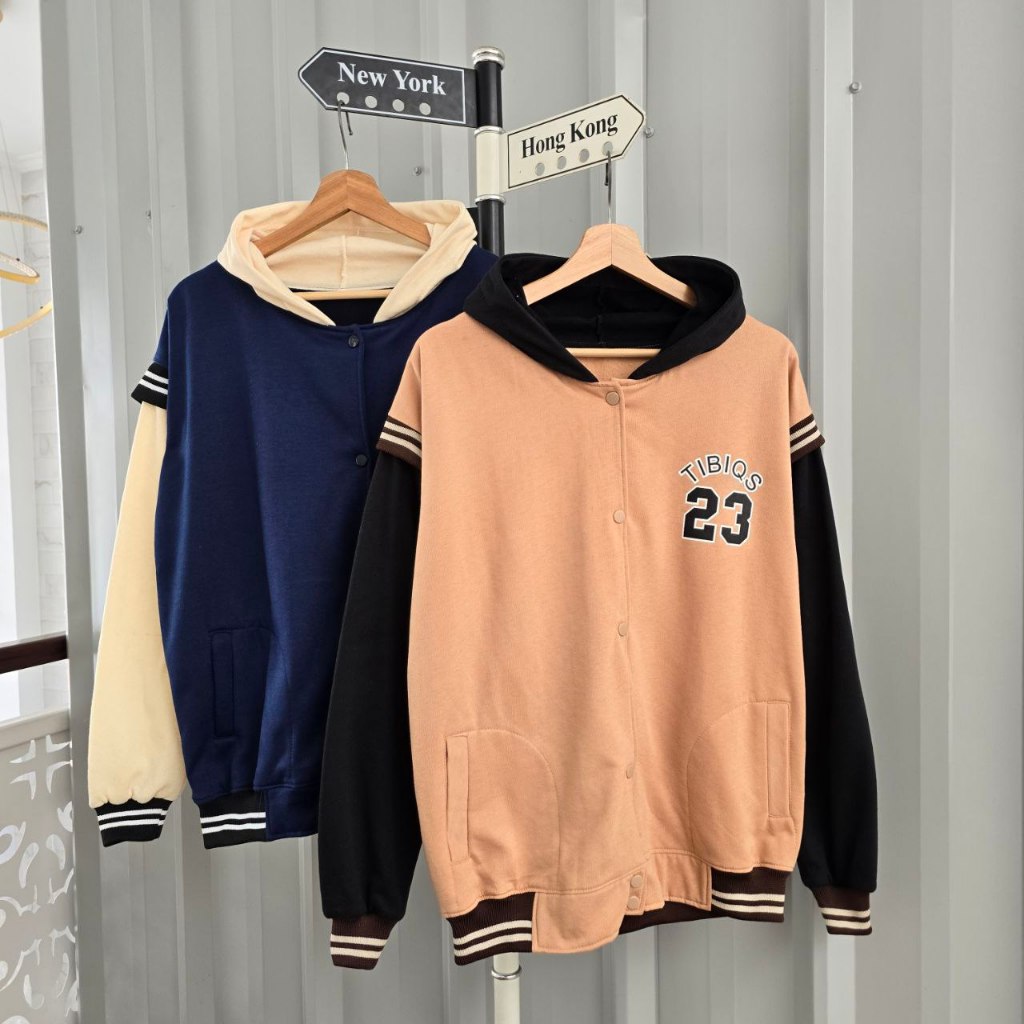 TIBIQS 23 JACKET BASEBALL VARSITY OVERSIZE