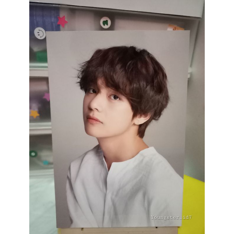Official BTS Taehyung V Postcard 6th Army Membership Kit