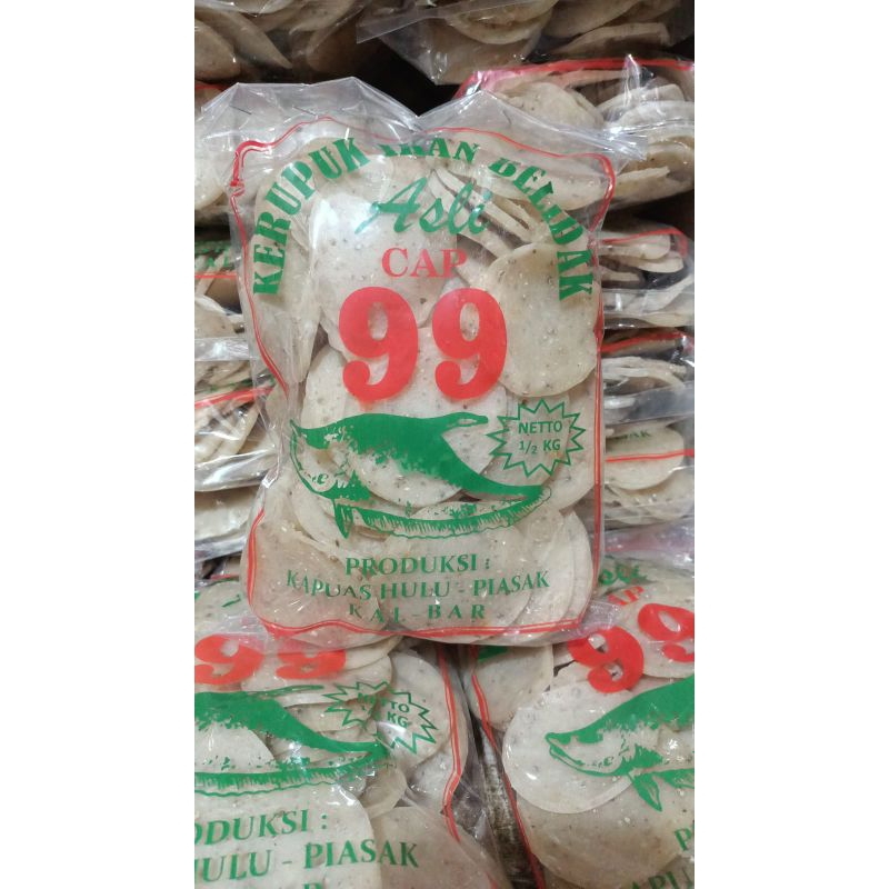 

Kerupuk Ikan Asli Kalimantan Cap 99 1/2kg