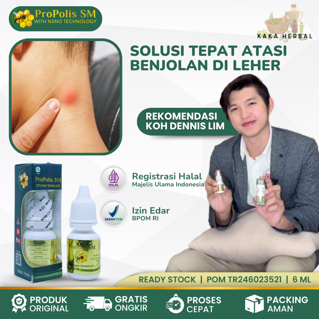 Kaka Herbal - Obat Benjolan Di Leher, Obat Herbal Benjolan Di leher, Minyak Oles Benjolan Di Leher, 