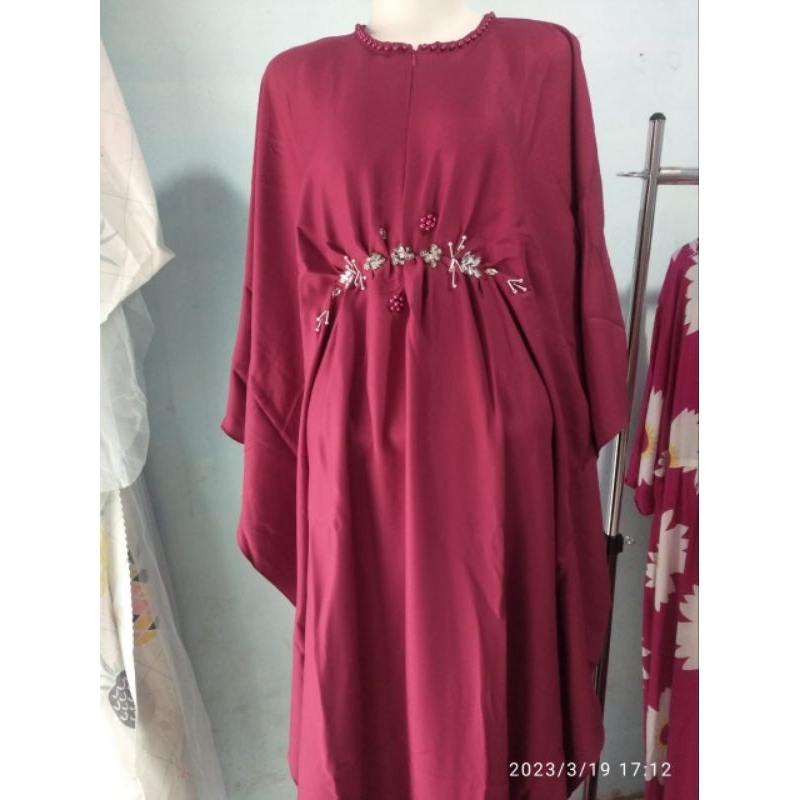 kaftan payet baju pesta