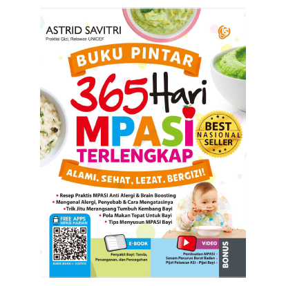 Buku Pintar 365 Hari MPASI Terlengkap - Astrid Savitri