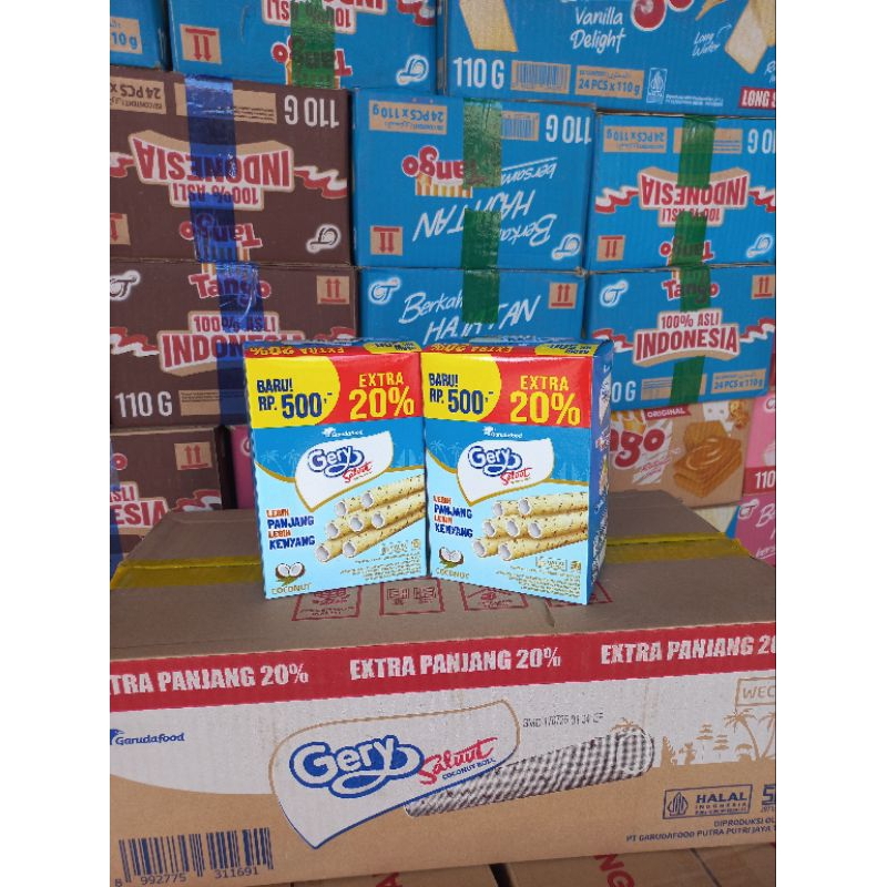 

gery salut coconut roll 7 gram 1 dus isi 12 box 1 box isi 24 pcs