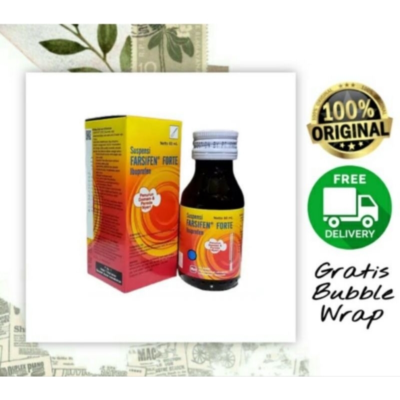 Farsifen Forte Sirup / Ibuprofen Sirup / Ibu Profen Sirup