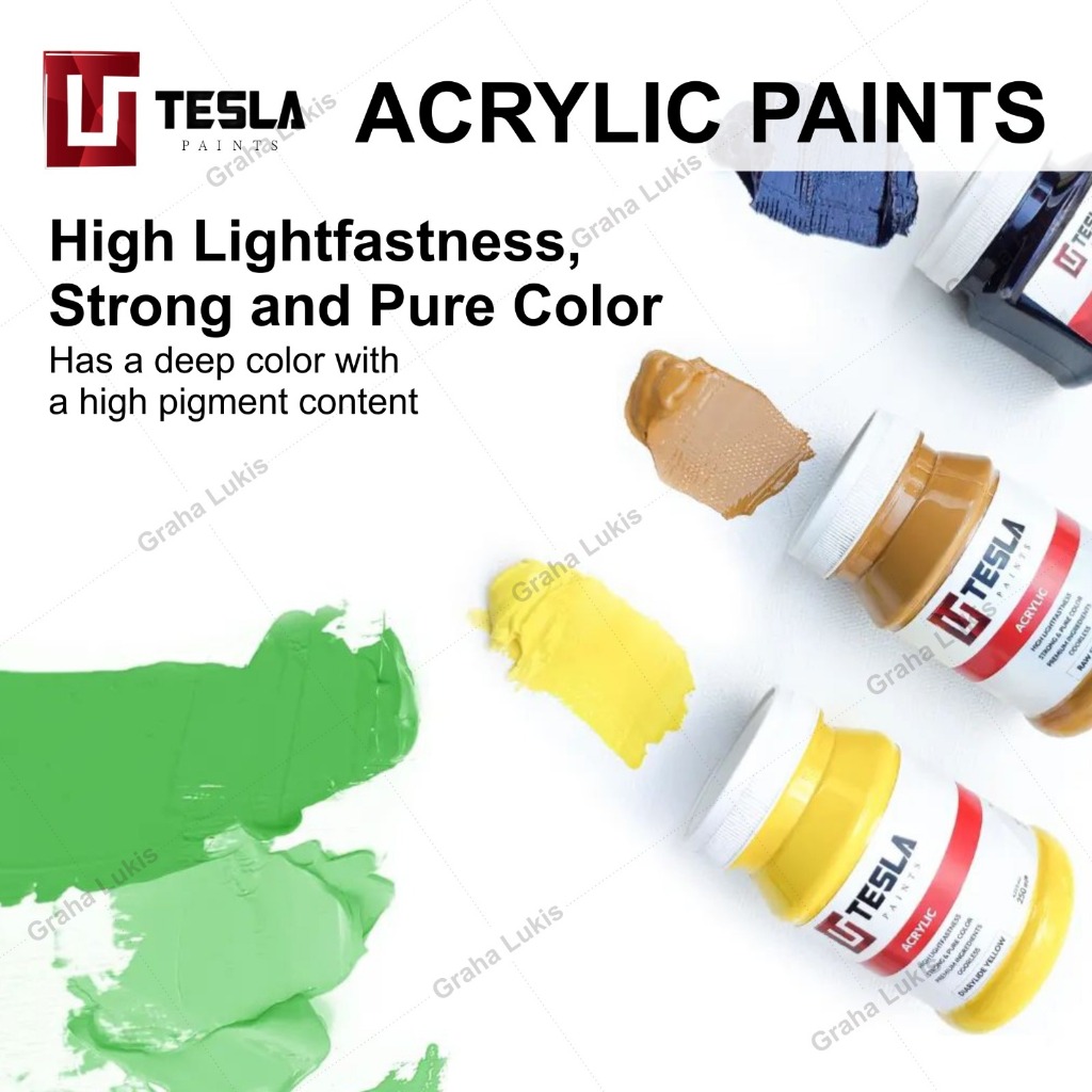 

Tesla Paints - Acrylic Paints / Cat Akrilik 250ml - SATUAN