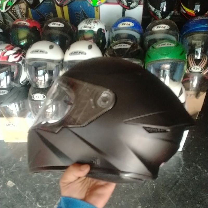 helm kyt tt course repaint bekas/seken/second/preloved