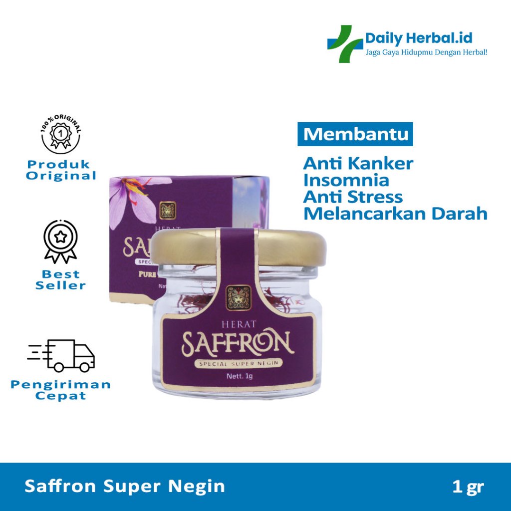 

HERAT SAFFRON - Saffron Super Negin 1gr 100% Original