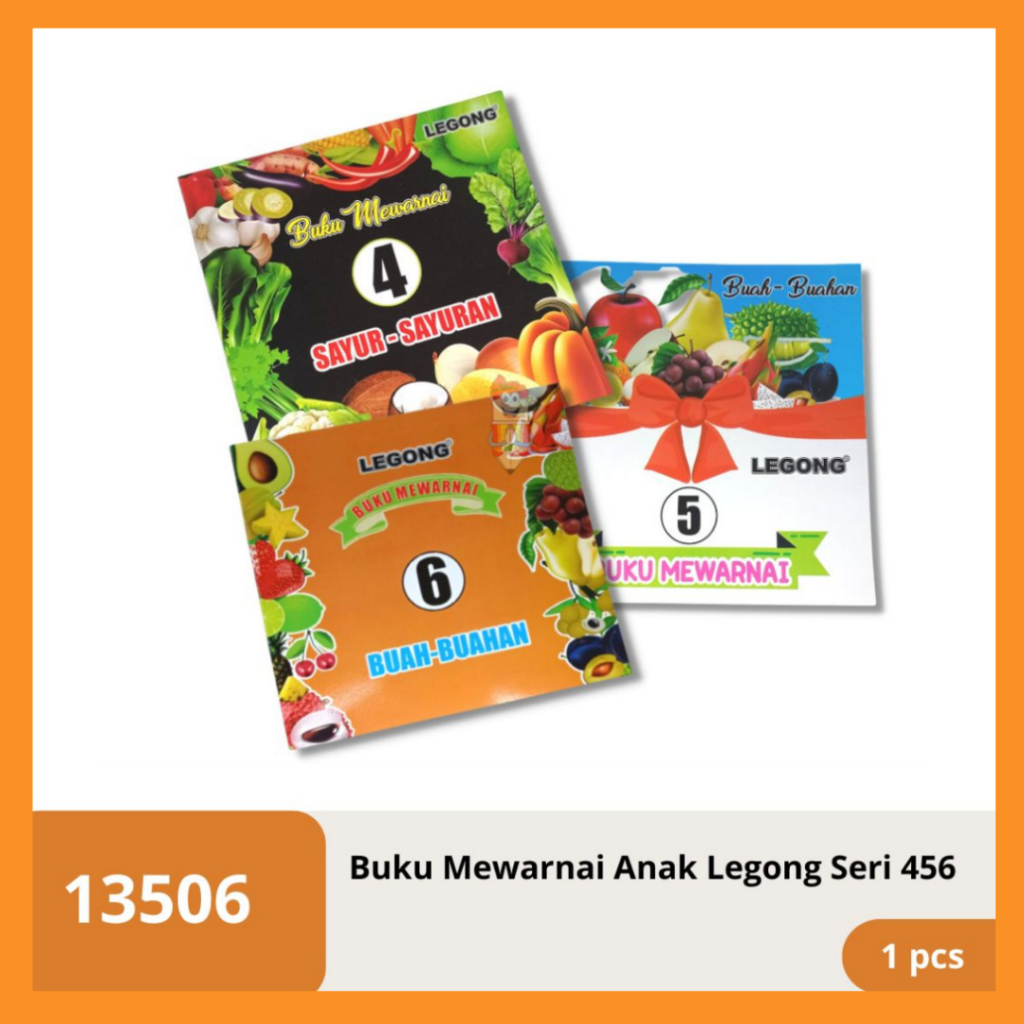 

LEGONG Buku mewarnai seri angka dan huruf
