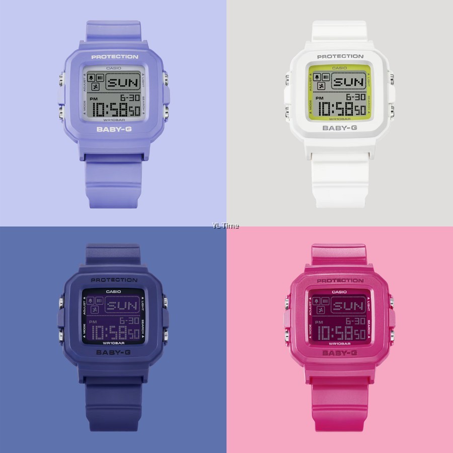 JAM TANGAN WANITA CASIO BABY-G BGD-10K-6DR / BGD-10K-2DR / BGD-10K-4DR / BGD-10K-7DR DIGITAL