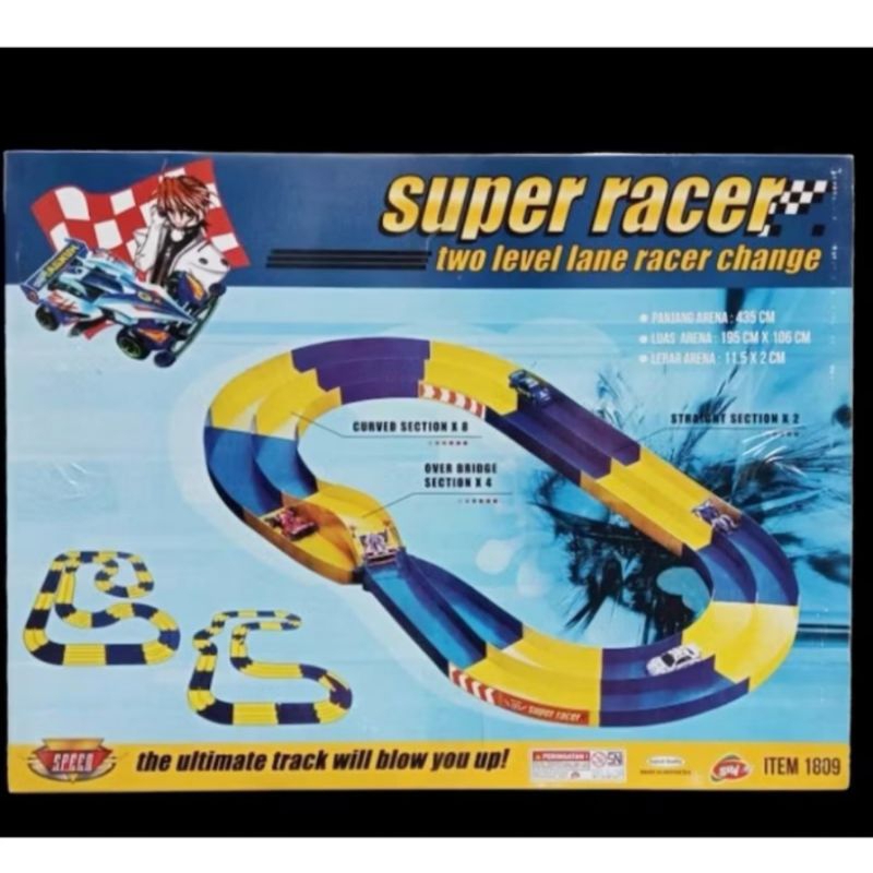 TREK TAMIYA SIRKUIT /ARENA MAINAN TAMIYA 2 JALUR WARNA