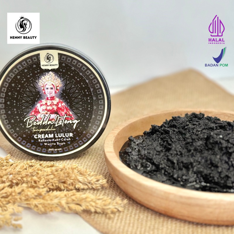 BEDDA LOTONG BASAH 300gram/LULUR BEDDA LOTONG/LULUR VIRAL BEDDA LOTONG BY HENNY BEAUTY