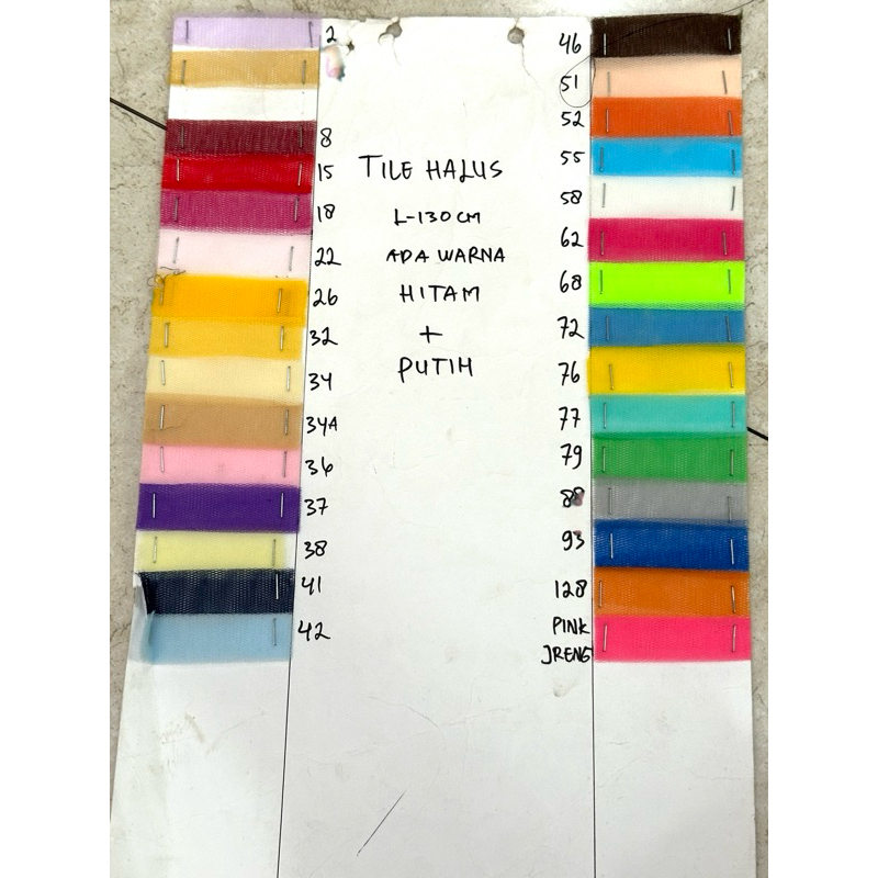 OBRAL KAIN TILE SOUVENIR BOX 6, 12, Plastik 8, 9/ bahan souvenir, tulle buat bungkus souvenir, kain 
