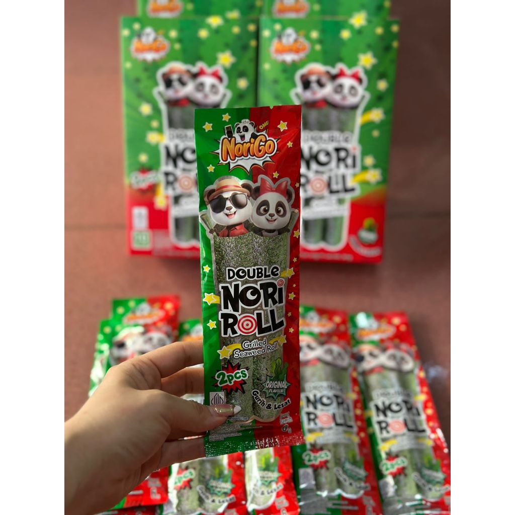 

[PACK]NORI DOUBLE ROLL SEAWEED/GURIHLEZAT/200GR/CEMILANMURAHNATACIASNACK