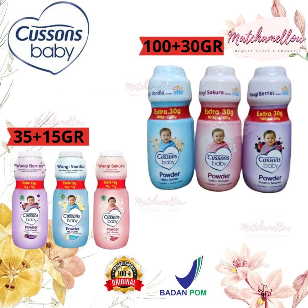 ❄️MATCHA❄️ CUSSONS BABY POWDER | BEDAK BAYI WANGI BPOM