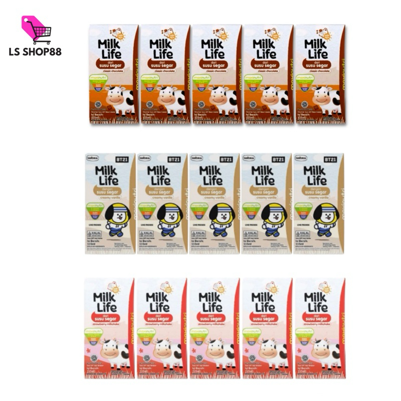 

Paket Hemat Susu MILK LIFE UHT (115 ML x 5 Pcs )
