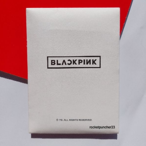 PC PHOTOCARD BLACKPINK EXHIBITION AND POP UP STORE FLIMTY JAKARTA LISA VER VERSION SEALED