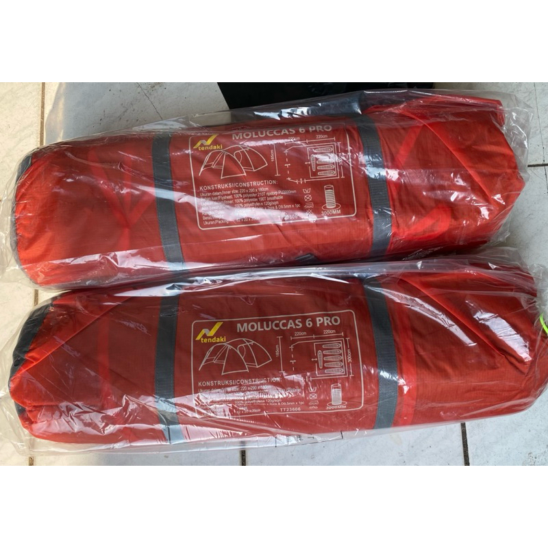 (BINTARAOUTDOOR)TENDAKI MOLUCCAS 6 PRO ORIGINAL - TENDA KAPASITAS 6-8 ORANG - TENDA CAMPING MUAT 6 O