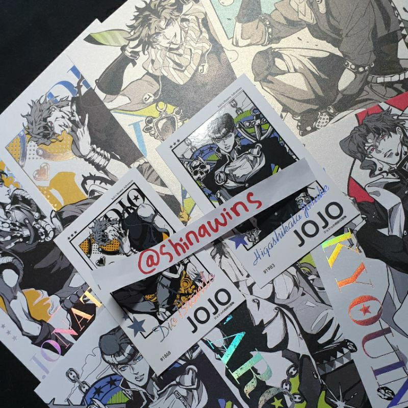 [JJBA] JoJo's Bizarre Adventure Postcard Art Print Polaroid