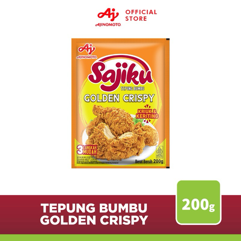 

Sajiku Tepung Bumbu Golden Crispy 200gr