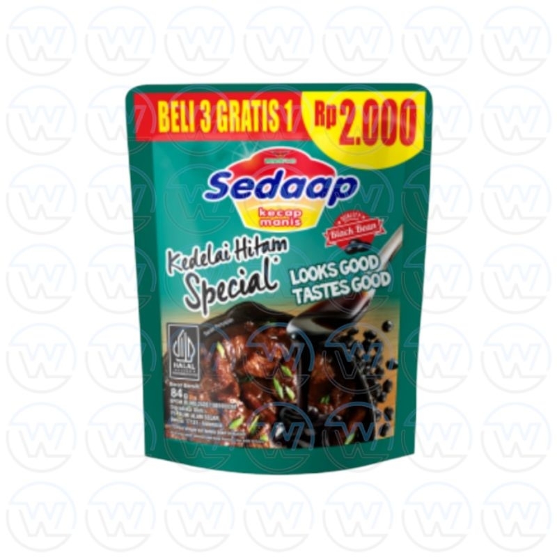 

Sedaap Kecap Manis Special 77gr [Eceran Rp2.000]