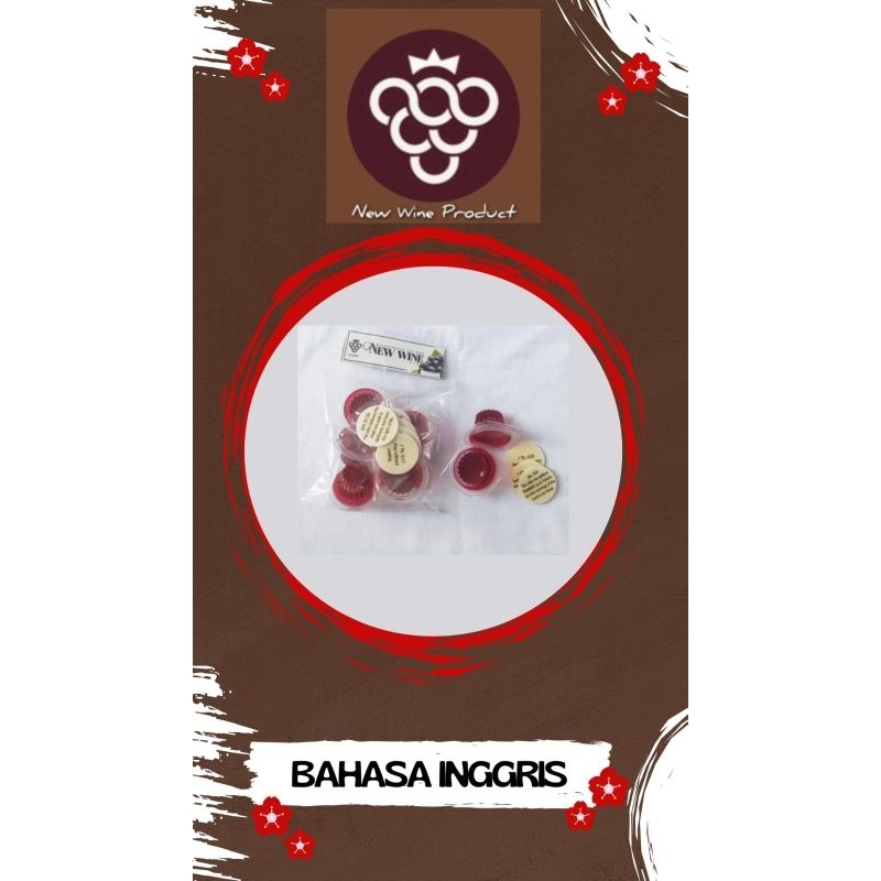 

Anggur Perjamuan Kudus Lite Cup + Hosti Ayat (Inggris) Isi 5,10,25