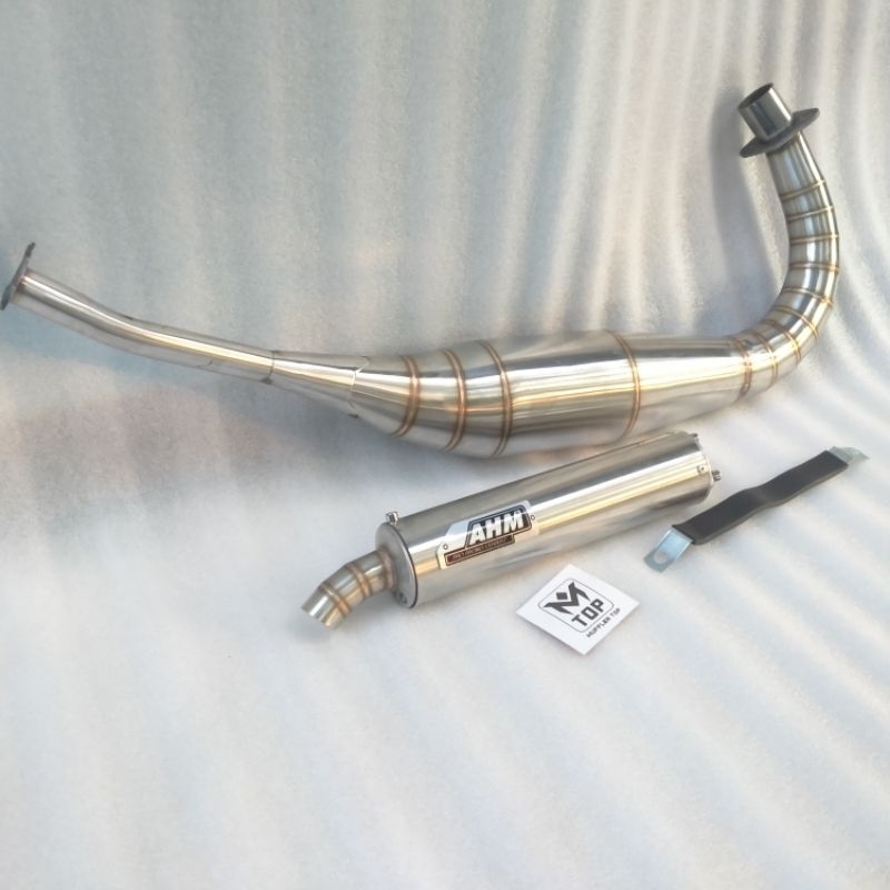 Knalpot Satria 2 Tak Satria Hiu Satria Lumba Satria 2tak Ahm Kolong Stainlis
